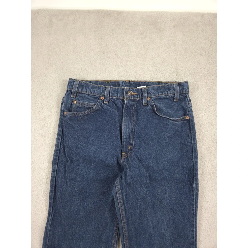 Vintage Levis 517 Orange Tab Jeans Mens 32x30 Straight Leg Blue Denim